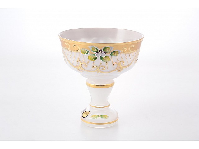 Конфетница 13 см Лепка белая Star Crystal 37895