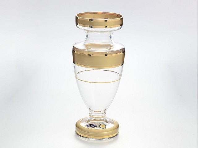 Ваза для цветов с узким горлом Star Crystal Смальта 25см