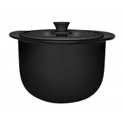 Кастрюля керамическая с крышкой Oxford черная 28 см 5 л