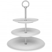 Этажерка для фруктов Oxford трех ярусная Белая