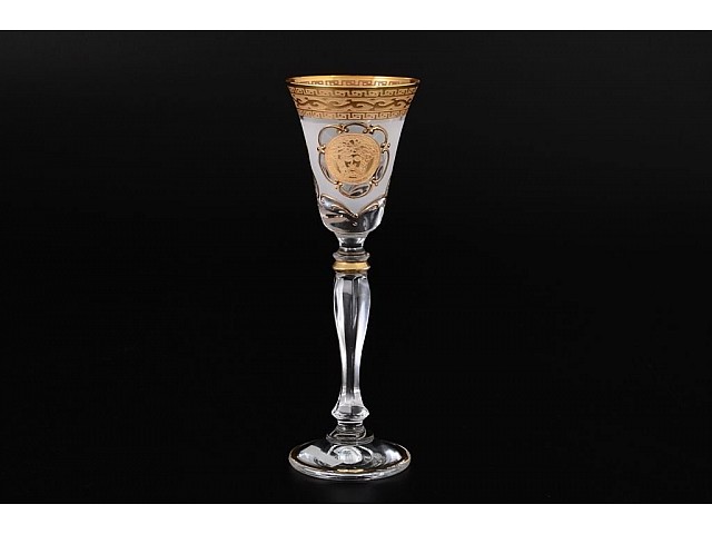 Набор рюмок для водки 60 мл Виктория Версачи Глава R-G фон Bohemia 6 шт