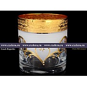 Набор стаканов для виски 280 мл Версачи R-G фон Bohemia Crystal 6 шт