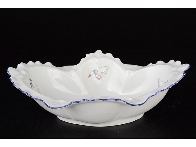 Конфетница Гуси Корона Queens Crown 20 см