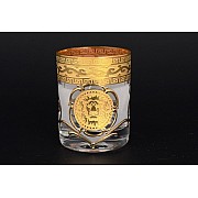 Набор стопок для водки 60 мл Версаче Лев R-G фон Bohemia Crystal 6 шт