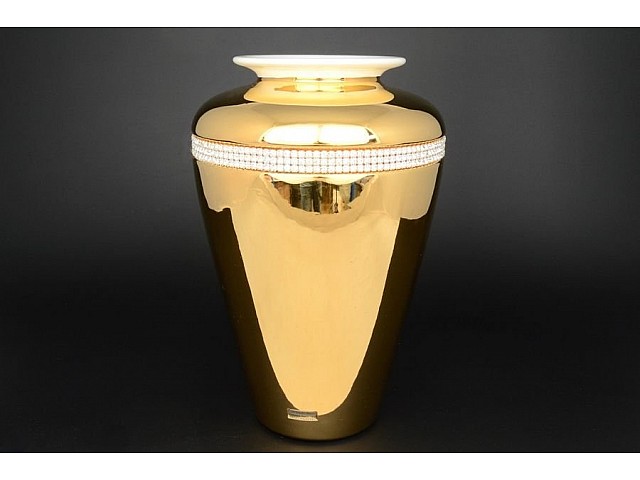 Ваза для цветов Золотая Bruno Costenaroв 31 см