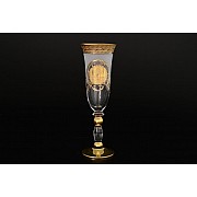 Набор фужеров для шампанского 150 мл Грация Версаче Богемия А-М Bohemia Crystal