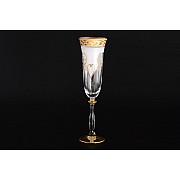 Набор фужеров для шампанского 180 мл Bohemia Анжела Махараджа R-G 6 шт