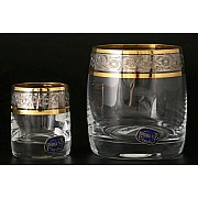 Набор стаканов для виски 6 шт и стопок для водки 60 мл 6 шт Идеал Панто Crystalite Bohemia