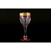Набор бокалов для вина Bohemia Crystal Сафари розовый 6 шт