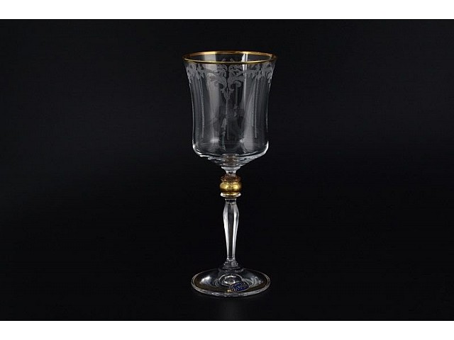 Набор бокалов для вина 250 мл V-D Bohemia Crystal 23495 6 штук