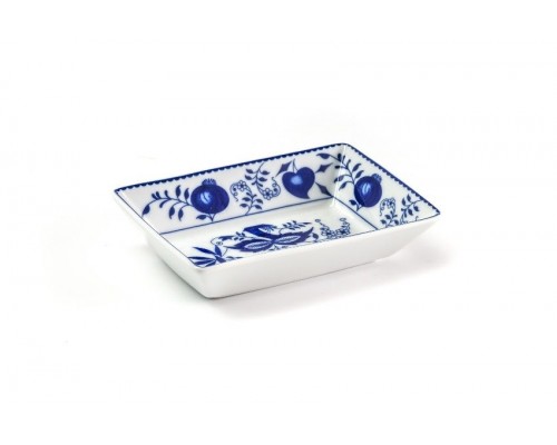 Блюдо прямоугольное 13 см Tunisie Porcelaine Синий Лук 1313