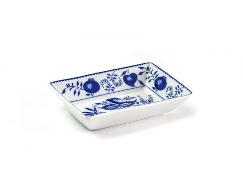 Блюдо прямоугольное 13 см Tunisie Porcelaine Синий Лук 1313 Блюдо прямоугольное 13 см Tunisie Porcelaine Синий Лук 1313