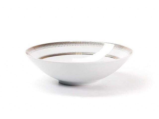 Салатник 19 см Tunisie Porcelaine Princier Platin 1801