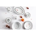 Сервиз столовый FAST PLATINE Tunissie Porcelaine на 6 персон 21 предмет