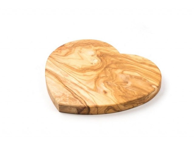 Доска в виде сердца 30 см из оливкового дерева Olivier