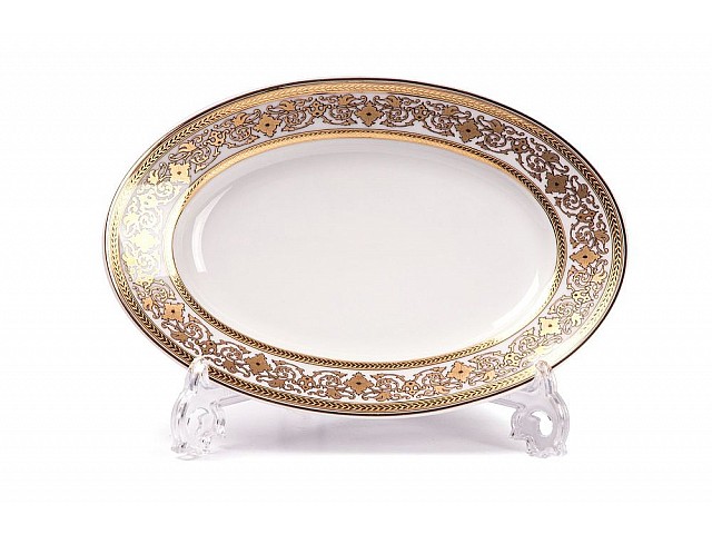 Блюдо 23 см Tunisie Porcelaine Mimosa Ramses Or 632