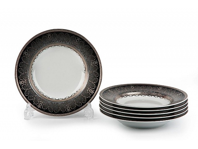 Набор тарелок 27 см Tunisie Porcelaine Mimosa Prague Gris 1743