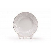 Тарелка глубокая Tunisie Porcelaine Vendange Filet Or 22 см