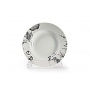 Тарелка глубокая Tunisie Porcelaine Black apple 2241 22 см