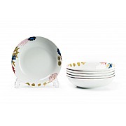 Набор глубоких тарелок 22 см Tunisie Porcelaine Ilionor 2227 (6шт)