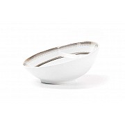 Салатник скошенный край 170 мг Tunisie Porcelaine Princier Platin 1801