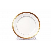 Набор тарелок 27 см Tunisie Porcelaine Tanit Victoire Or 1488
