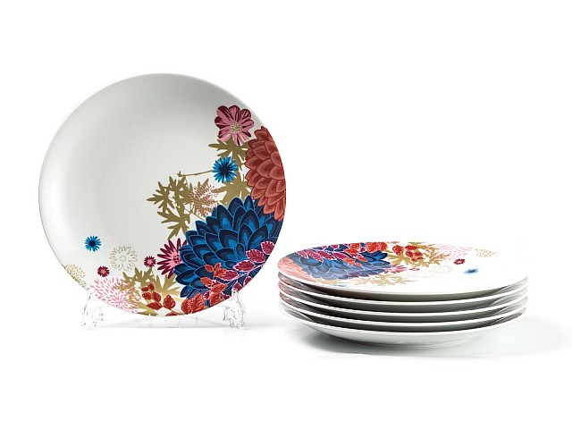 Набор плоских тарелок 27 см Tunisie Porcelaine Ilionor 2227 (6шт)
