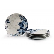 Набор тарелок 27 см Tunisie Porcelaine Monalisa Jardin Bleu 1780