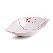 Блюдо глубокое 27 см Tunisie Porcelaine Feuille Corail 544