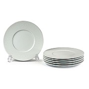 Набор тарелок 23 см на 6 персонTunisie Porcelaine Zen Asymetrie Blanc 2161