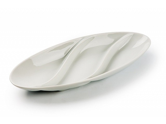 Менажница 3 отделения 26 cv Porcelaine Buffet & Catering
