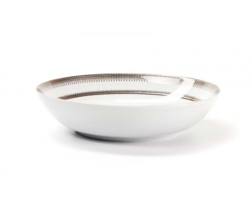 Набор глубоких тарелок 22 см Tunisie Porcelaine Princier Platin 1801 6 штук Набор глубоких тарелок 22 см Tunisie Porcelaine Princier Platin 1801 6 штук