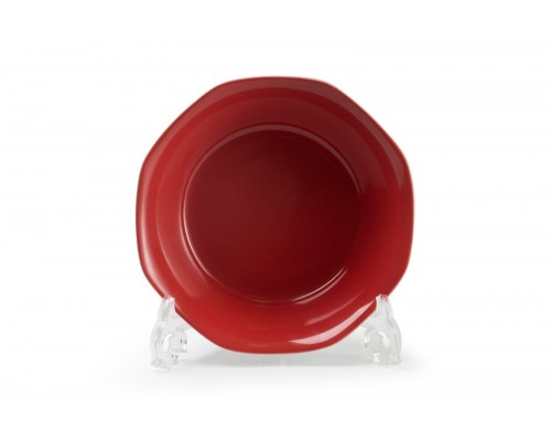 Салатник 18 см Tunisie Porcelaine Putoisage rouge 3067