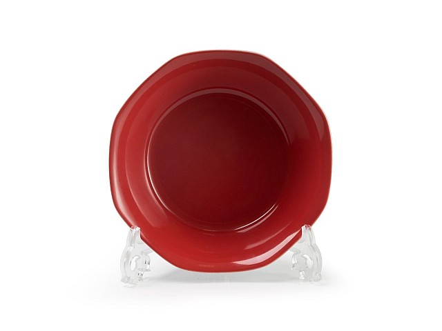 Салатник 18 см Tunisie Porcelaine Putoisage rouge 3067