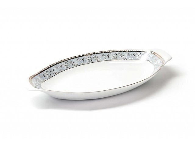 Тарелка овальная без борта 26 см Tunisie Porcelaine Classe 1596
