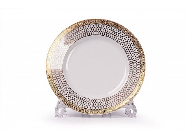 Набор тарелок 22 смTunisie Porcelaine Tanit Victoire Or 1488