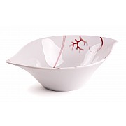 Салатник 500 мл Tunisie Porcelaine Feuille Corail 544