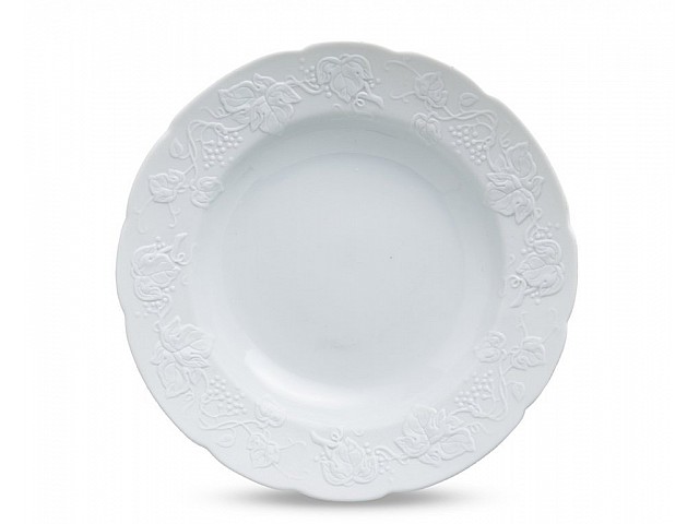 Тарелка глубокая 22 см BLANC Vendange MAT