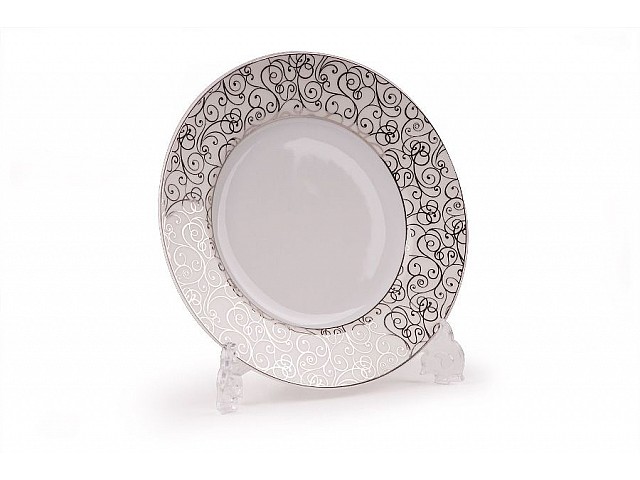 Набор тарелок 25 см Tunisie Porcelaine Isis Orient Platine 1672