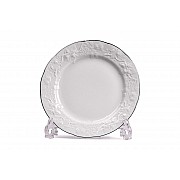 Тарелка 16 см Tunisie Porcelaine Vendange Filet Platine