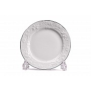 Тарелка Tunisie Porcelaine Vendange Filet Platine 26 см