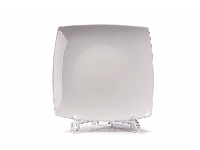 Тарелка квадратная без бортов 26 см Tunisie Porcelaine Kyoto