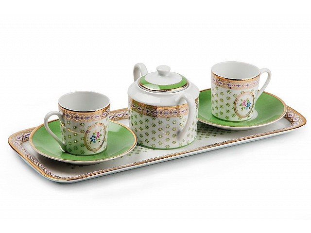 Кофейный набор подарочный Tunisie Porcelaine на 2 персоны