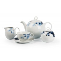 Чайный сервиз Monalisa Jardin Bleu 1780 Tunisie Porcelaine на 6 персон