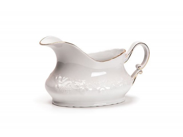 Соусник 450 мл Tunisie Porcelaine Vendange Filet Or