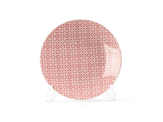 Тарелка 21 см Tunisie Porcelaine Розовый Витон