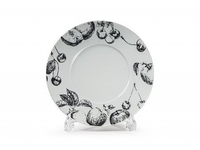 Тарелка с широким бортом Tunisie Porcelaine Black apple 2241 31 см