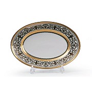 Блюдо 35 см Mimosa Didon Or 1645 Tunisie Porcelaine