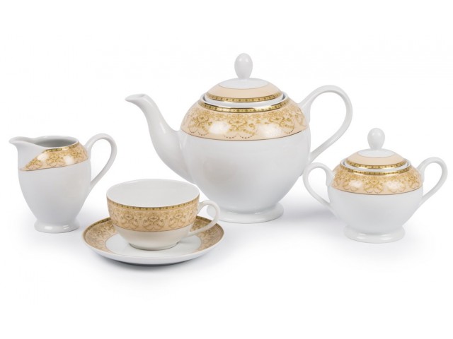 Сервиз чайный TIFFANY OR Tunisie Porcelaine на 12 персон 27 предметов