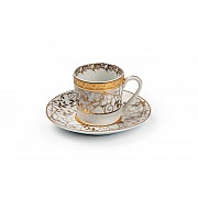 Набор кофейных пар Mimosa Lierre Or 947 110 мл на 6 персон